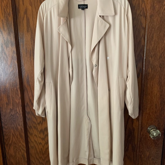Beige Trench Overcoat - Picture 2 of 3